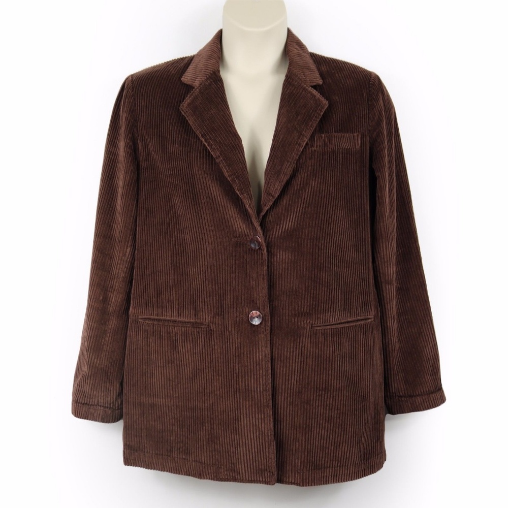 Corduroy Boyfriend Jacket EUC